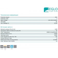 Стельовий світильник Eglo 97555 Olmos