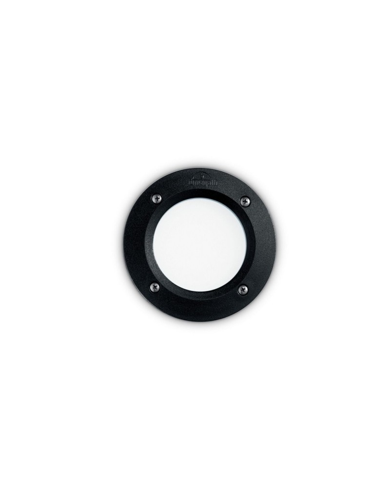 Вбудований вуличний світильник Ideal lux LETI ROUND FI1 NERO (96551)