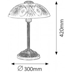 Декоративна настільна лампа Rabalux 8634 Annabella