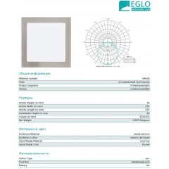 Точковий врізний світильник Eglo 64638 Fueva 1