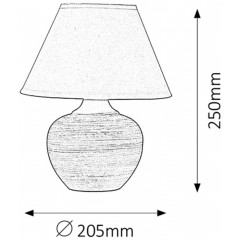 Декоративна настільна лампа Rabalux 4392 Molly