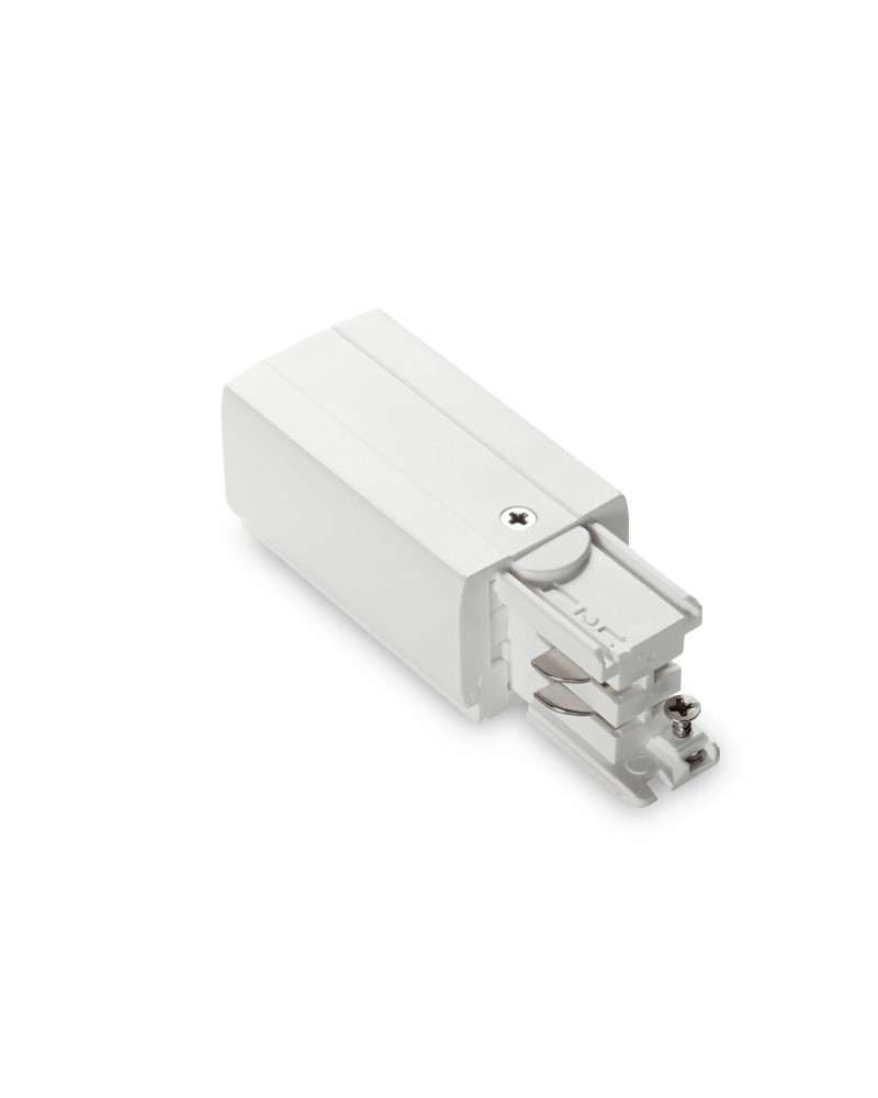 Елемент трекової системи Ideal lux Link Trimless Mains Connector Left White (169583)