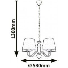 Люстра Rabalux 5480 FLAVIO