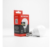 Лампа світлодіодна ETRON Light 1-ELP-043 G45 8W 3000K E14
