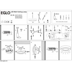 Стельовий світильник Eglo 97272 Fueva 1