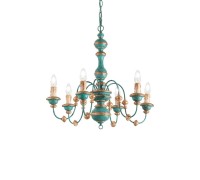 Люстра Ideal lux Pisa SP6 Blu (093550)