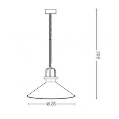 Люстра-підвіс Ideal lux 249070 Eris-3 SP1 Nero