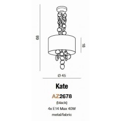 Люстра Azzardo AZ2678 Kate