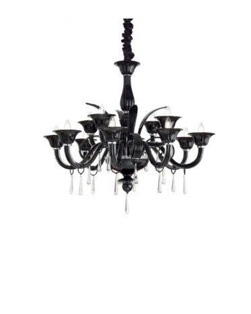 Люстра Ideal lux 45672 Renoir SP12 Nero