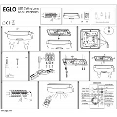 Стельовий світильник Eglo 95974 Voltago 2