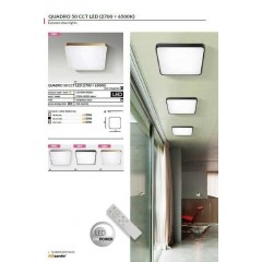 Стельовий світильник Azzardo AZ2758 Quadro 50 LED CCT