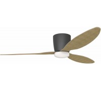 Люстра-вентилятор Azzardo AZ4450 VENETI CCT + Remote Control BK/TEAK WOOD