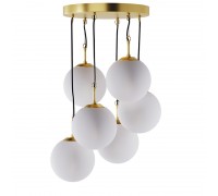 Люстра-підвіс PikART 6523-6 BRASS GLASS