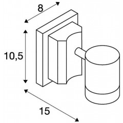 Настінний вуличний світильник SLV 233105