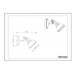 Бра спрямованого світла Trio Gina R80151024