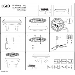 Стельовий світильник Eglo 97754 Competa 1-ST