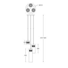 Люстра-підвіс Zuma Line Gem Pendant P0389-03D-F7AC