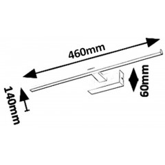 Підсвітка для картин і дзеркал Rabalux 1448 ALBINA