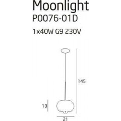 Люстра-підвіс Maxlight P0076-01D Moonlight