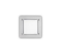 Вбудований вуличний світильник Ideal lux LETI SQUARE FI1 BIANCO (96575)