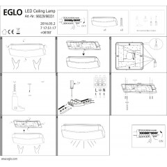 Стельовий світильник Eglo 96031 Giron-S