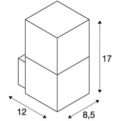 Настінний вуличний світильник SLV 231205