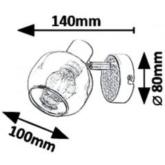 Бра спрямованого світла Rabalux 5397 SALAZAR