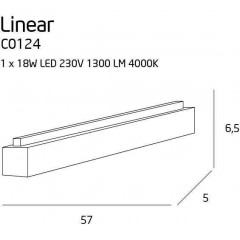 Стельовий світильник Maxlight C0124 Linear