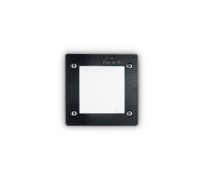 Вбудований вуличний світильник Ideal lux LETI SQUARE FI1 NERO (96582)