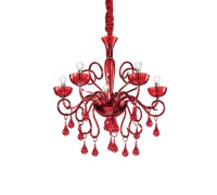 Люстра класична Ideal lux Lilly SP5 Rosso (73453)