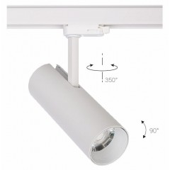 Світильник для трекової системи Nowodvorski 8761 CTLS MILO LED WHITE 25W 4000K CN