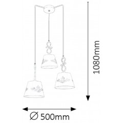 Люстра-підвіс Rabalux 2234 ANNA