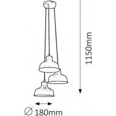Люстра-підвіс Rabalux 2790 Owen