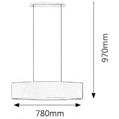 Люстра Rabalux Monica 2542