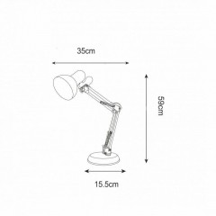 Настільна лампа Zuma Line Garita Table T51S-WH