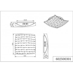 Стельовий світильник Trio Signa 602500301