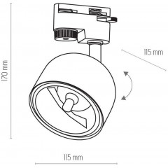 Світильник для трекової системи TK LIGHTING 4494