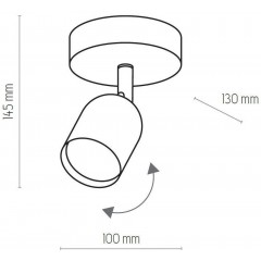 Бра спрямованого світла TK LIGHTING 3301