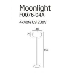 Торшер декоративний Maxlight F0076-04A Moonlight