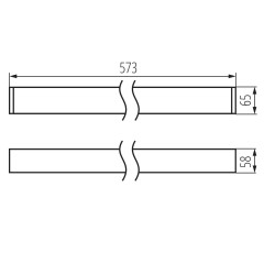 Стельовий світильник Kanlux 29376 AL 17W-830-MAT-W-NT