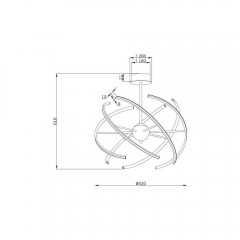 Люстра сучасна Zuma Line Comet Pendant PL170856-6