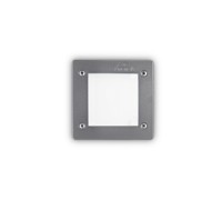 Вбудований вуличний світильник Ideal lux LETI SQUARE FI1 GRIGIO (96599)