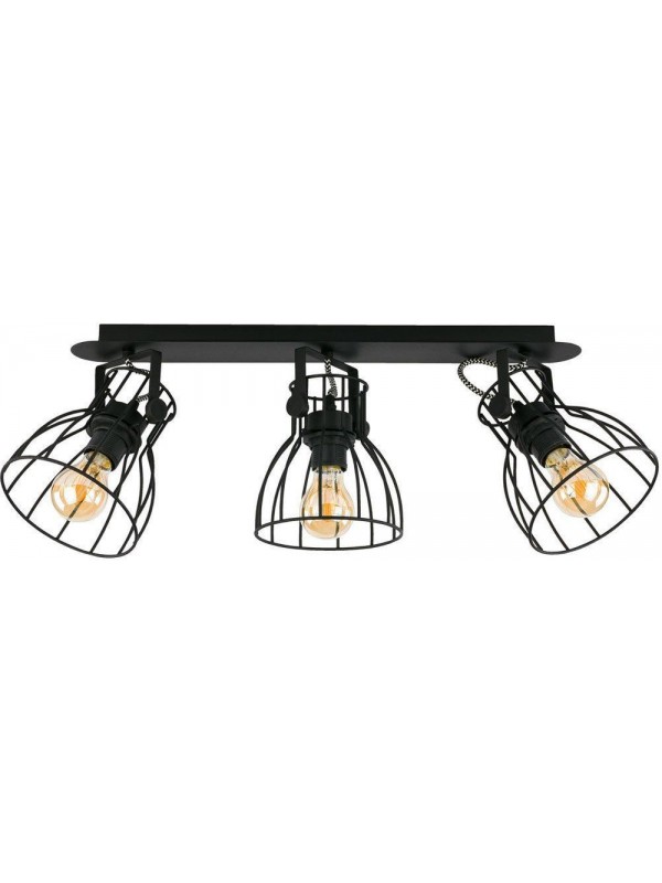 Спот з трьома лампами TK lighting 2122 Alano Black