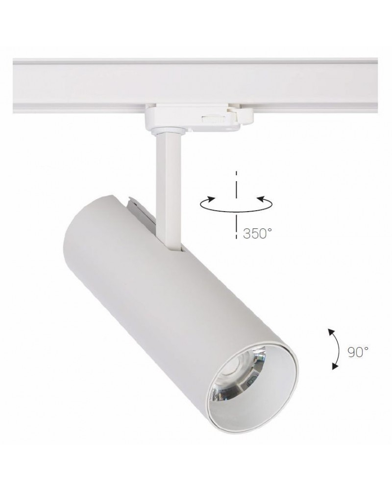 Світильник для трекової системи Nowodvorski 8762 CTLS MILO LED WHITE 25W 3000K CN