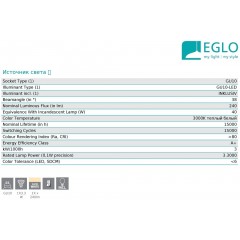 Бра спрямованого світла Eglo 94584 Barnham