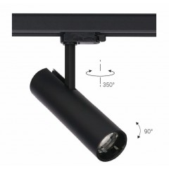 Світильник для трекової системи Nowodvorski 8763 CTLS MILO LED BLACK 15W 4000K CN