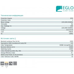 Підвіс Eglo 96863 Manresa