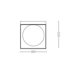 Стельовий світильник Ideal lux 198132 Lingotto PL1