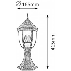 Світильник вуличний Rabalux 8453 Nizza