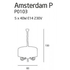 Люстра Maxlight P0103 Amsterdam